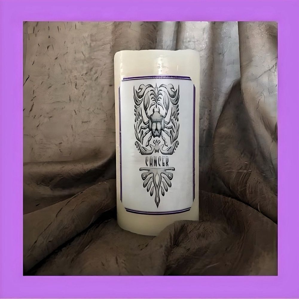 *30off3* NWOT. Cancer ♋️ Zodiac Battery Operated Flameless Candle with Timer